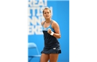 BIRMINGHAM, ENGLAND - JUNE 13:  Barbora Zahlavova Strycova of the Czech Republic celebrates after beating Kirsten Flipkens of Belgium during Day Five of the Aegon Classic at Edgbaston Priory Club on June 13, 2014 in Birmingham, England.  (Photo by Jordan Mansfield/Getty Images for Aegon)